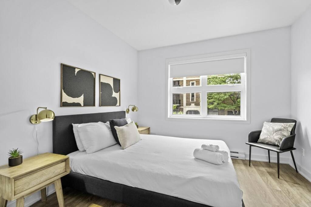 Stylish 2 Bedroom Haven By Jean Talon Market Montréal Eksteriør billede
